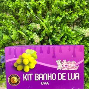 KIT BANHO DE LUA UVA ESSENCIA DA MULHER