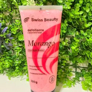 ESFOLIANTE CORPORAL E FACIAL MORANGO 220G