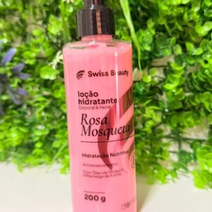Loção Hidratante Corporal e Facial Rosa Mosqueta 200g Swiss Beauty Belkit