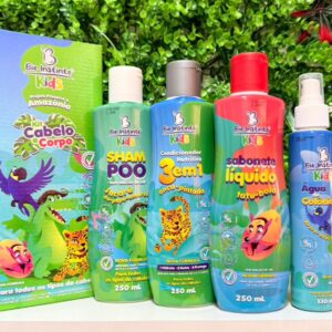 Bio Instinto Kids - Kit Cabelo e Corpo Infantil pH Neutro (4 Produtos)
