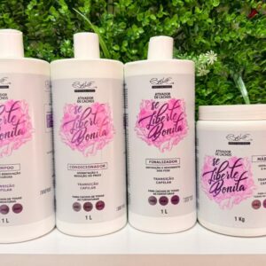 Kit Capilar Ativador De Cachos Se Liberte Bonita Belkit Com 4 Itens 1L