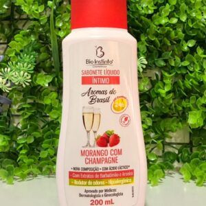 SABONETE ÍNTIMO MORANGO COM CHAMPANGNE 200ML