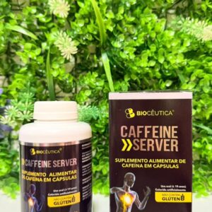 SUPLEMENTO ALIMENTAR CAFFEINE SERVER BIOCEUTICA 60 CAP.