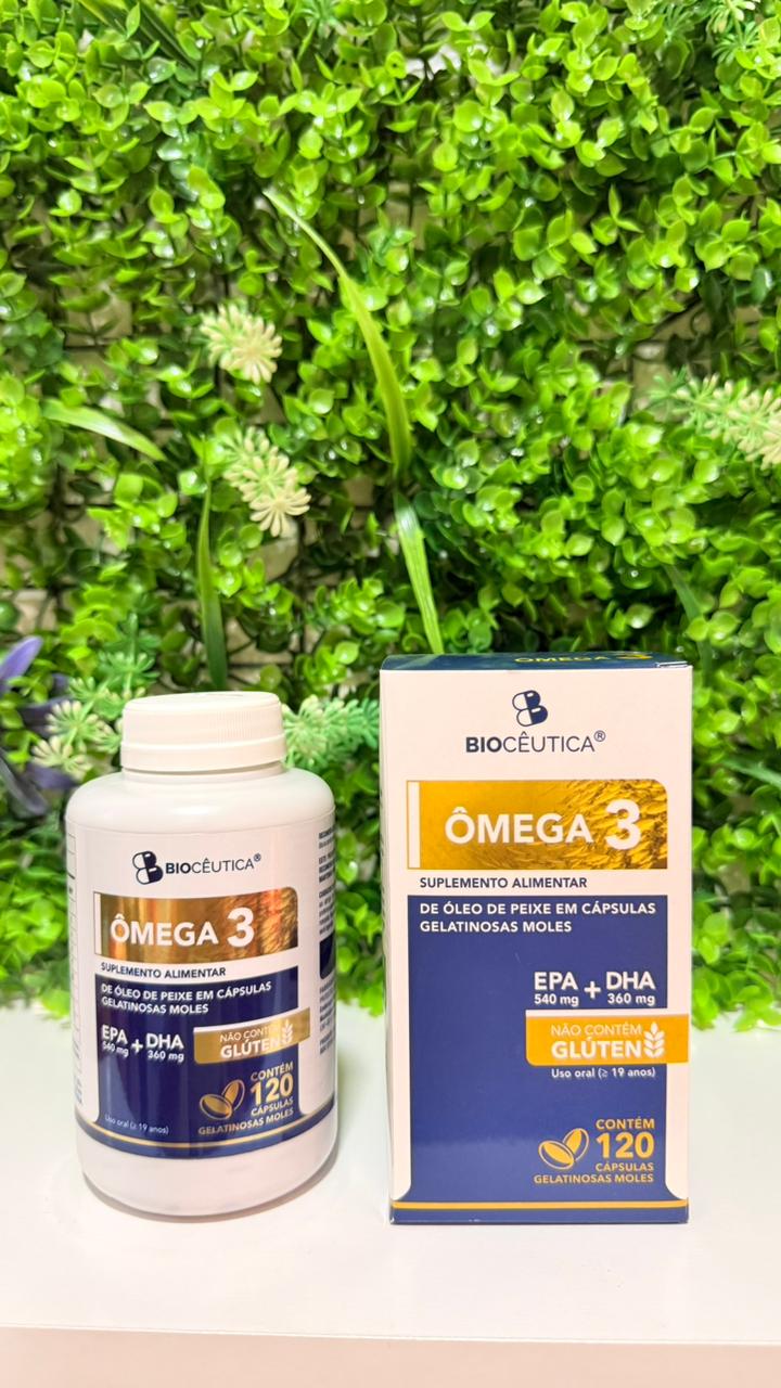 SUPLEMENTO ALIMENTAR OMEGA 3 120 CAPSULAS BIOCEUTICA
