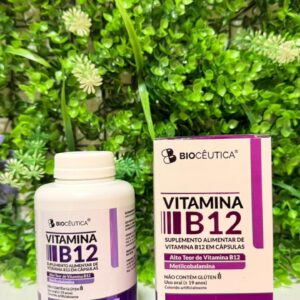 Vitamina B12 (Metilcobalamina) 60 Cápsulas - Biocêutica - Bioceutica