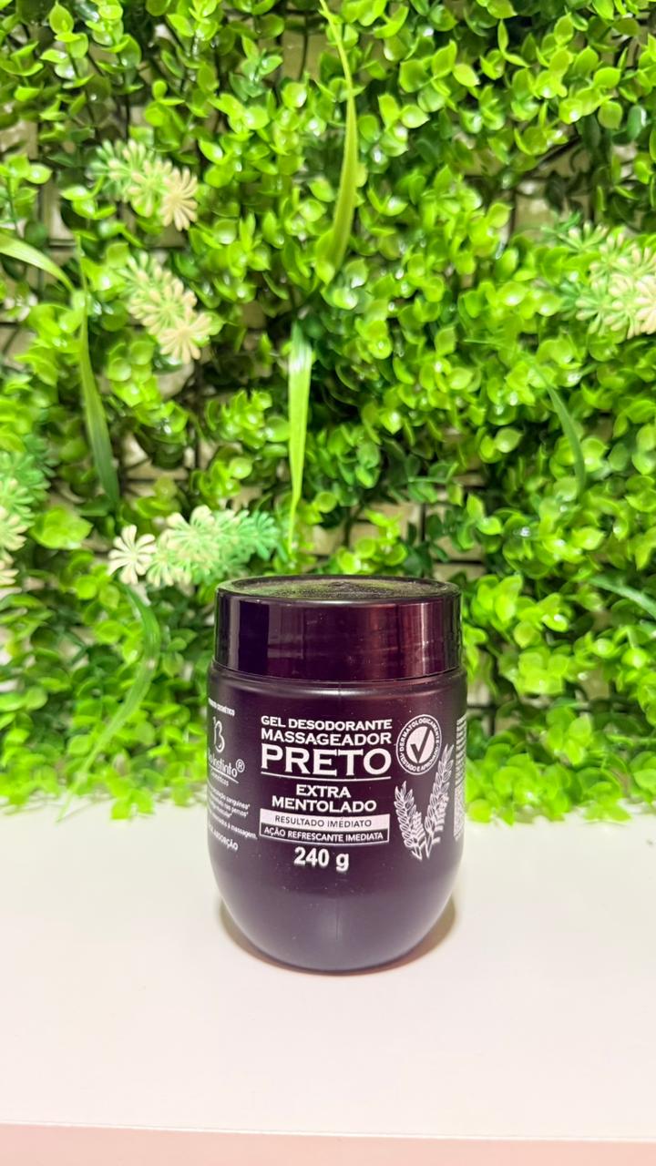 GEL PRETO EXTRA MENTOLADO 240 GR BIO INSTINTO