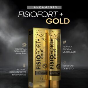 Fisiofort + Gold Pomada para Massagem - Bio Instinto 150g