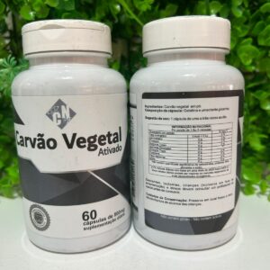 CARVÃO VEGETAL 60 CÁPSULAS 500MG - CN