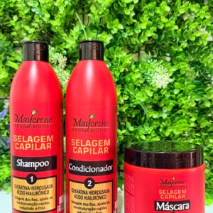 KIT SELAGEM CAPILAR MAYCRENE 3 ITENS