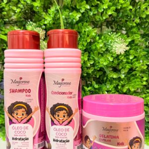 KIT INFANTIL ÓLEO DE COCO 3 ITENS