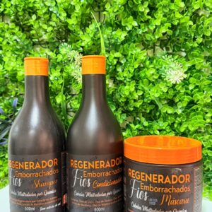 KIT REGENERADOR FIOS EMBORRACHADOS 3 ITENS
