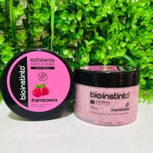 Esfoliante Corporal Facial Bio Instinto 300g Framboesa