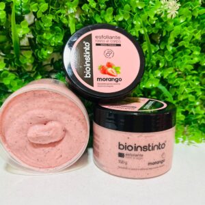 Esfoliante Corporal Facial Bio Instinto 300g morango