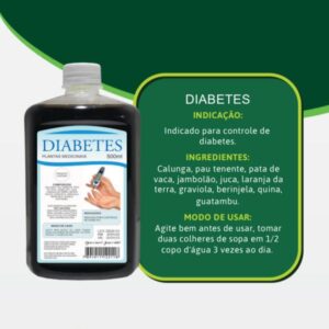 DIABETES 500ML PLANTAS MEDICINAIS