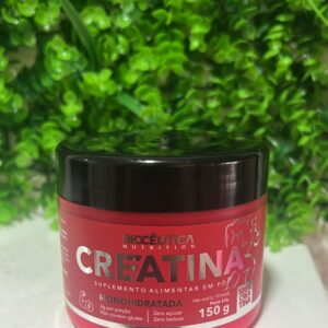 Suplemento Creatina Monohidratada em Pó 150g - Bioceutica | Zero Açúcar e Lactose