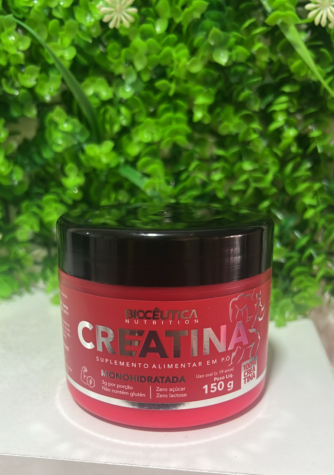 Suplemento Creatina Monohidratada em Pó 150g - Bioceutica | Zero Açúcar e Lactose