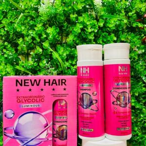 KIT 3 ITENS GLYCOLIC EXTRAORDINARIO NEW HAIR BELKIT
