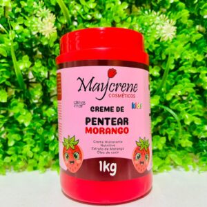 CREME DE PENTEAR 1KG MORANGO KIDS