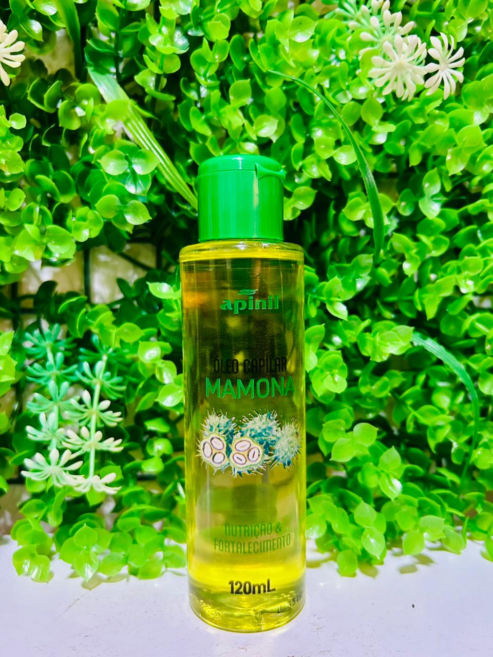 Óleo Capilar Mamona 120ml - Apinil Cosméticos
