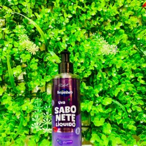 Sabonete Líquido Beijinhos uva  Corporal e Facial 200ml Belkit