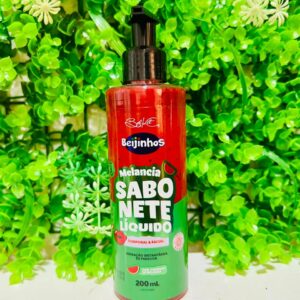 Sabonete Líquido Beijinhos Melancia Corporal e Facial 200ml Belkit