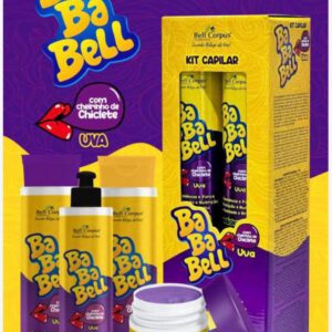 Kit Capilar Bababell Uva com 4 itens - Bell Corpus Cosméticos