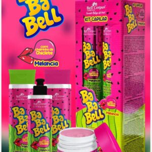 KIT CAPILAR BABABELL MELANCIA 4x1 BELL CORPUS MACIEZ E BRILHO