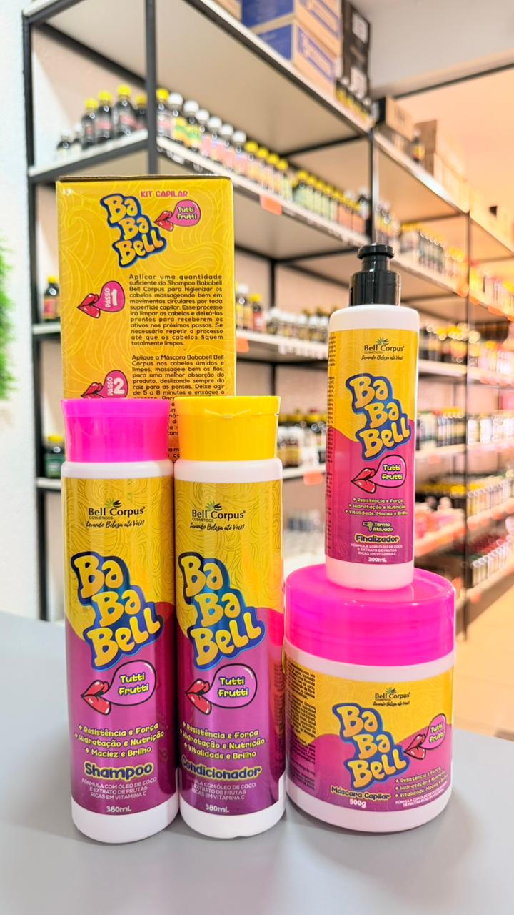 Kit Capilar Bababell Tutti Frutti Bell Corpus com 4 itens