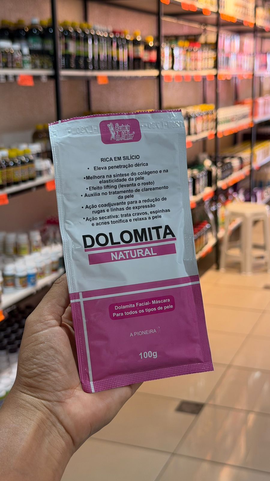 DOLOMITA EM PÓ 100G